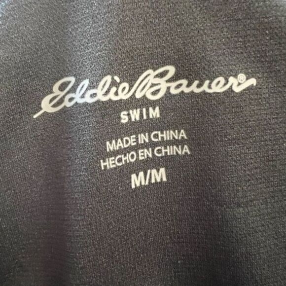 NWT Eddie Bauer One Piece Swimsuit Women’s Medium Ruched Shaping Underwire Black - Picture 10 of 12